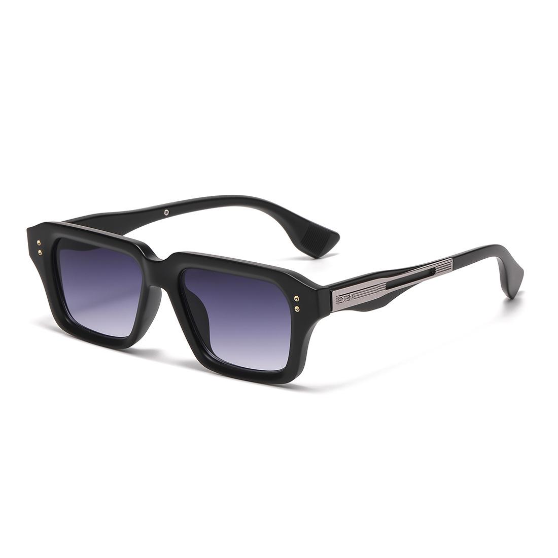 

Square Frame Metal Sunglasses Man High-end 2026 Fashion Wear Take Stage Performances UV Resistant Women s Grade Glasses