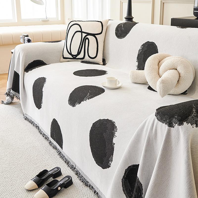 Chenille Sofa Towel Cover Cloth Four Seasons Universal Breathable Non-Stuffy Sofa Cushion Anti-Scratching Sofa Cover