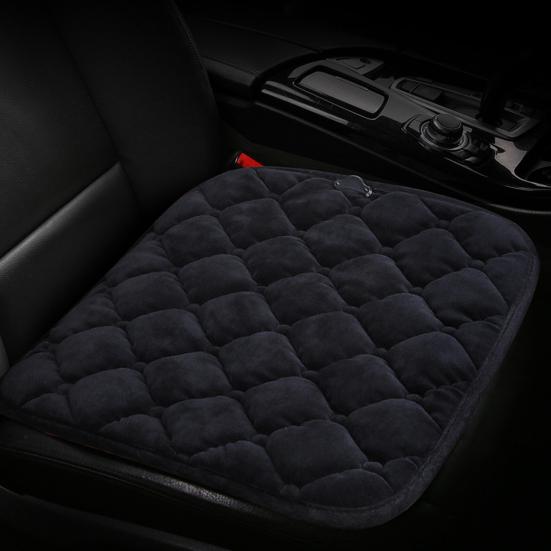 Auto Beheizbares Sitzkissen 5V Elektrische Heizmatte mit Plüschbezug 3 Temperatureinstellungen