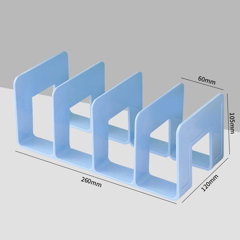 

Многоцелевой Утолщенный Органайзер для хранения книг, Настольная полка для книг, журналов, файлов, школьных и офисных принадлежностей, сумка для хранения мелочей синий