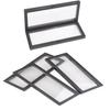 Acrylic 3D Floating Frame Display Holder Stand for Small Collectibles Jewelry Medals Transparent Frame for Shelf Display