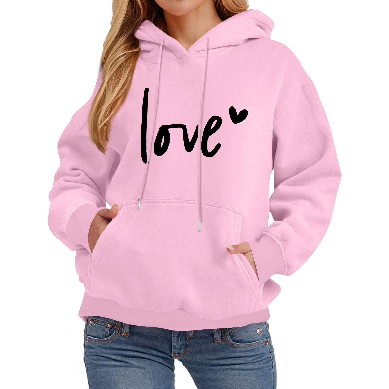 

Женская мода, легкий женский свитер с длинными рукавами и карманами, толстовка с капюшоном в стиле регби S розовый