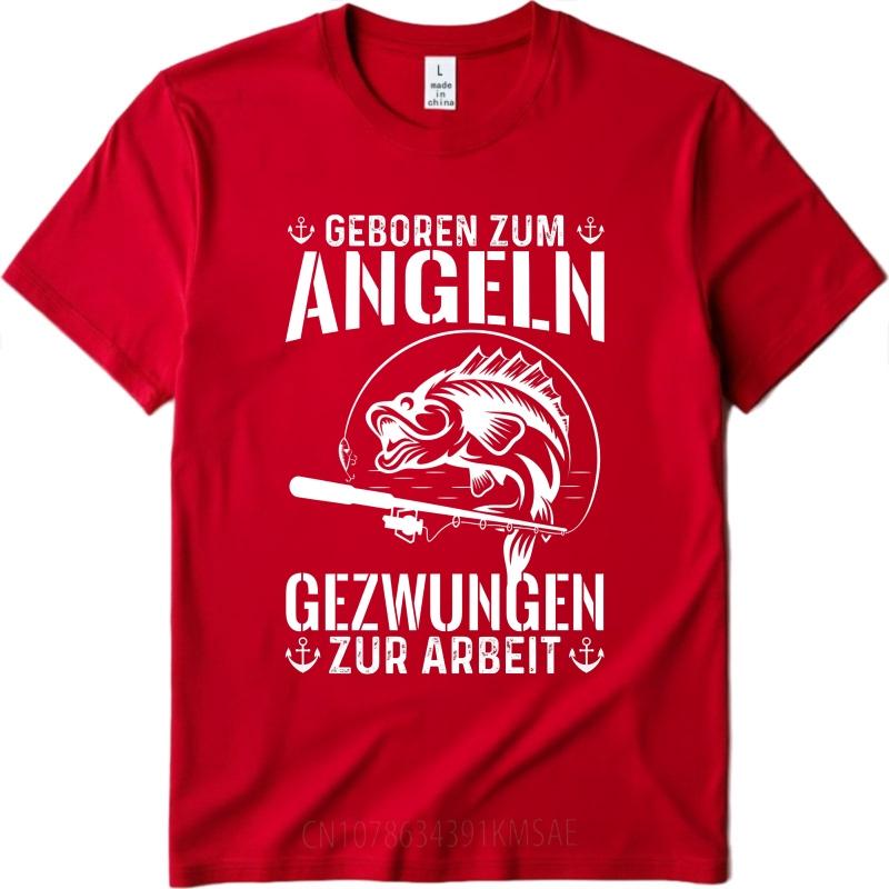 

Man Casual t shirt cool Oversized summer For man tshirt Born to Fish Forced to Work Short Sleeve Street Wear Oneck Top tees S