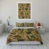 Guitars, Campfires, Tents, Trees. Bedding Sets Duvet Cover Sets Duvet Covers Pillowcases(1 * Duvet Cover 2 * Pillowcases, Without Duvet Insert)