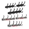 Over The Door Hook Heavy-Duty Door Hanger Coat Rack with 3/4/5 Hooks Hangers for Hanging Keys Hats Clothes Umbrellas