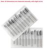 10pc Hard Alloy Rotary File 3*6 Double Grain Tungsten Steel Grind Head Electric Grind Mold Woodwork Grinding File Tool Set