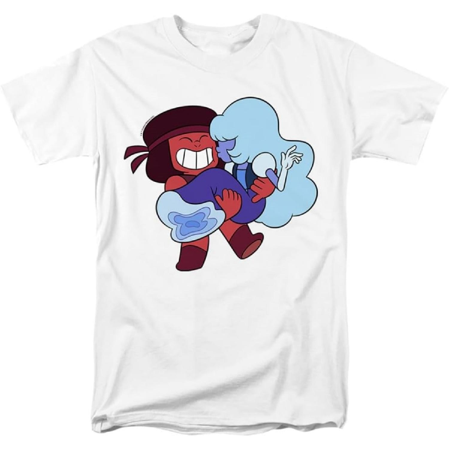 Steven Universe Sweet On Ruby and Sapphire Unisex Adult T Shirt XXXXXL белый