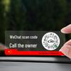 Car Temporary Parking Plate with QR & Hidden Number