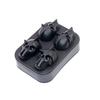 Yousheng Skull Ice Ball Mold Flexible Silicone Ice Tray for Cocktails Whiskey Halloween Horror Theme Ice Cube Maker for Spooky Parties Gothic Events