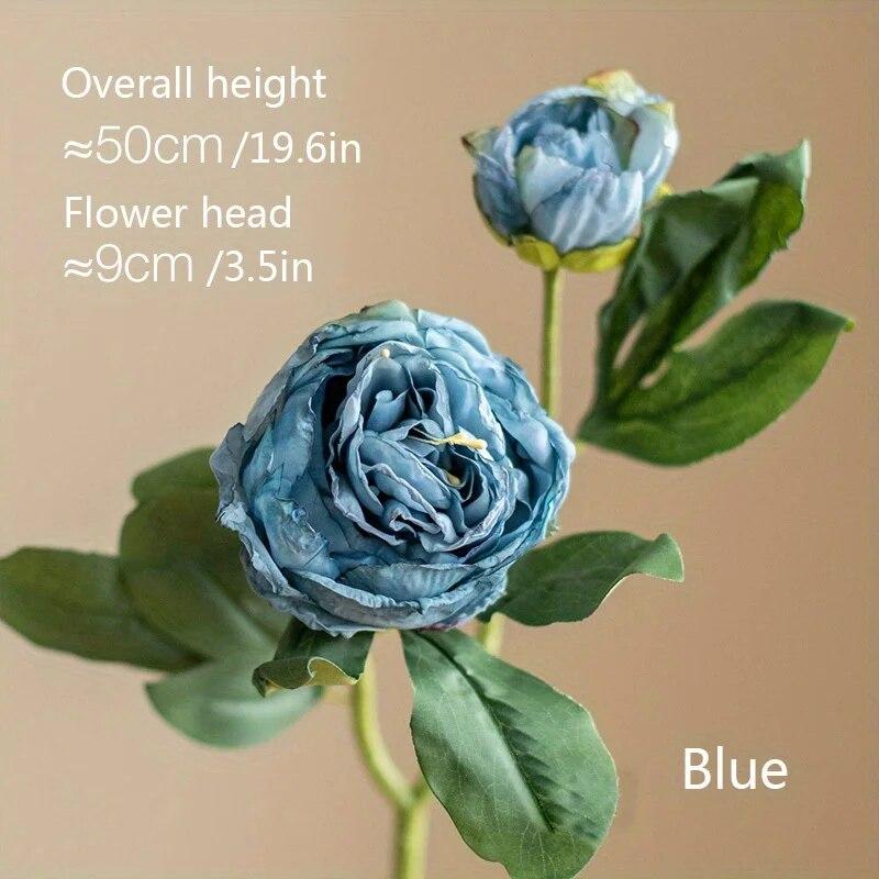 Peony Simulation Flowers, Home And Living Room Artificial Flower Decorations, Dining Table Dried Flower Bouquet Decoration