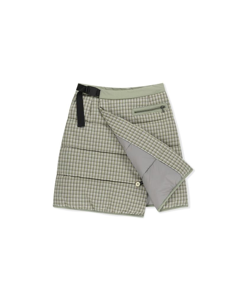Sseonleobeutueo Flannel Insulated Lap Skirt Mint