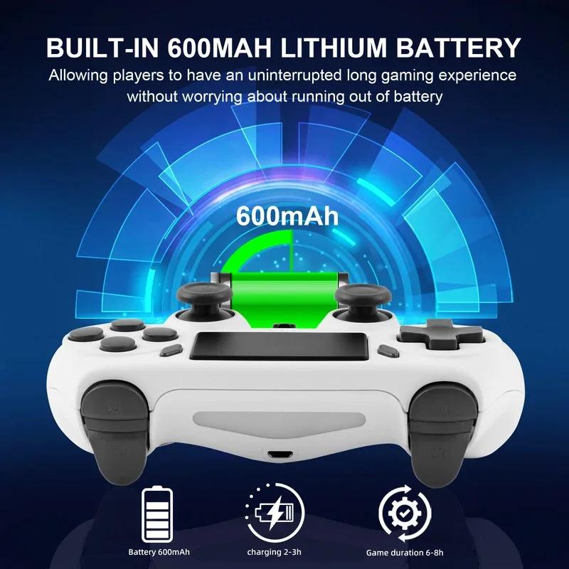 Best seller Wireless Gamepad With 6-axis Gyroscope PC Joystick touchpad Dual Vibration For PS5 PS4 PC Multi-function Controller