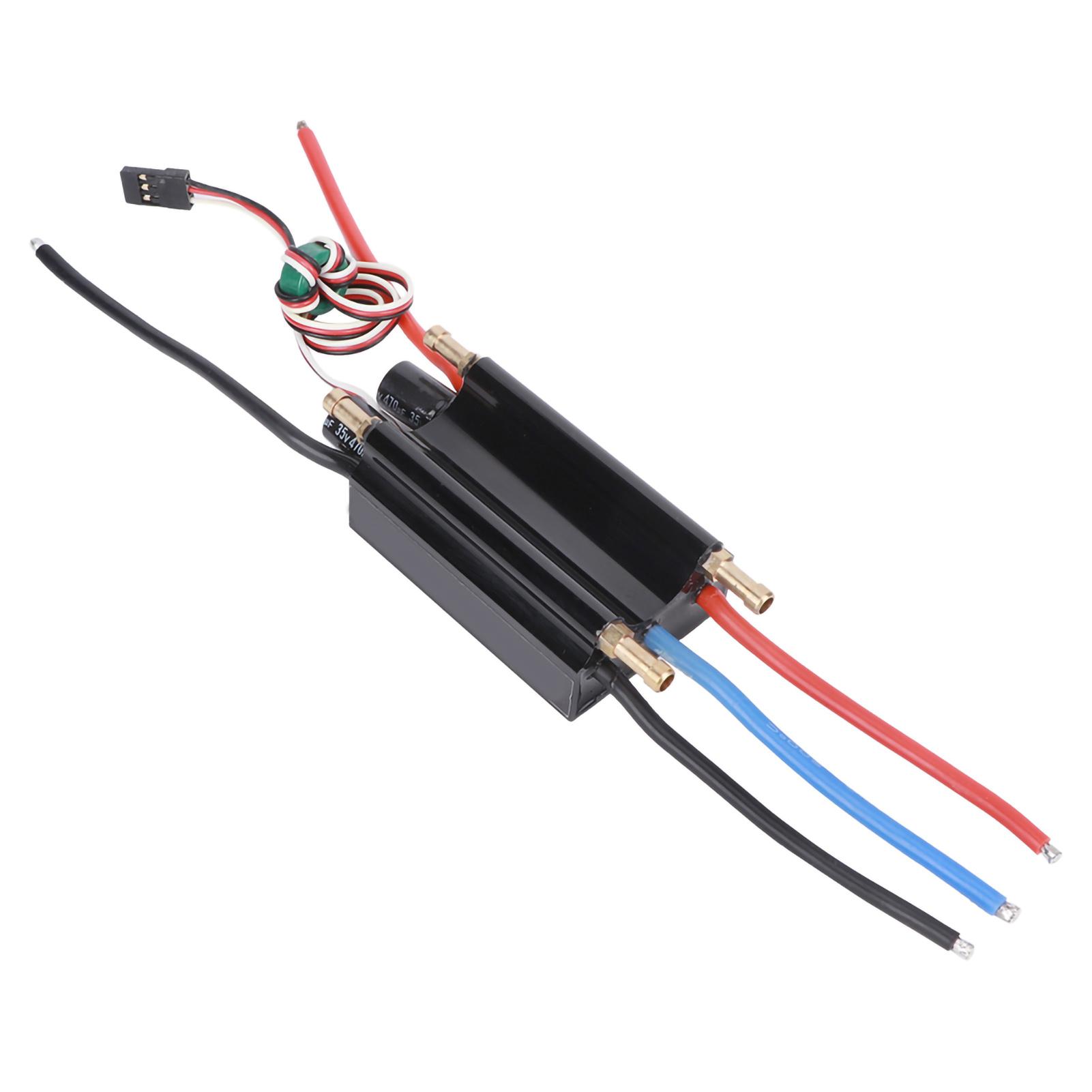 

60A RC Boat Waterproof Brushless ESC Electric Speed Controller Accessory for RC Boat