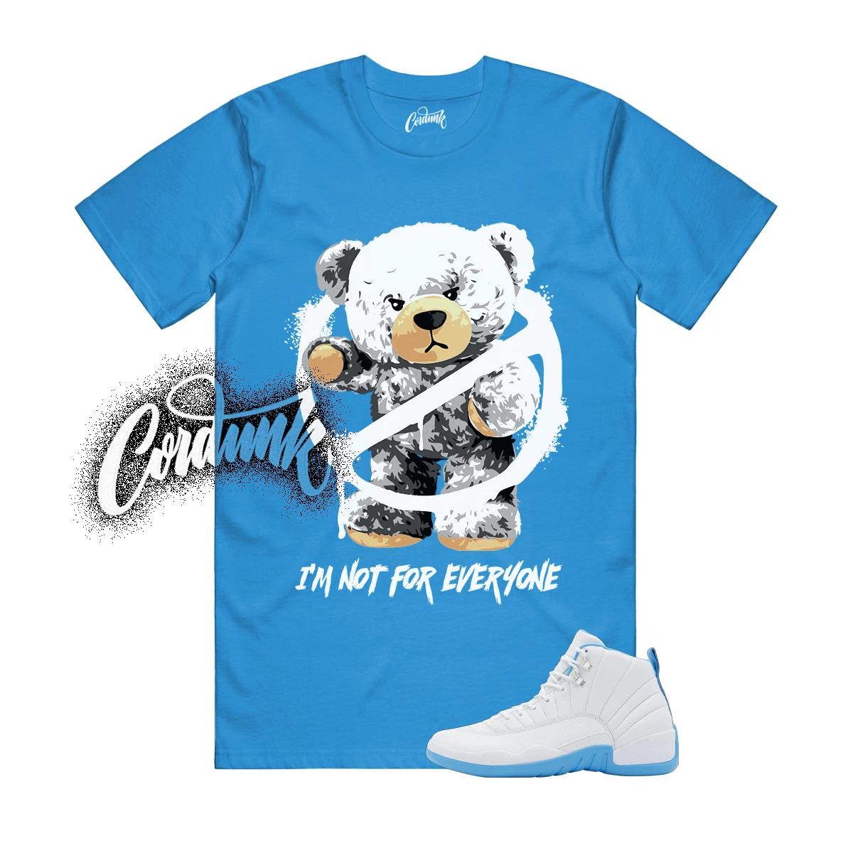 12 Melo White University Blue Emoji T Shirt Match Match NOT 140