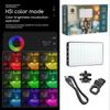 RGB Video Light with Clip, Full Color Camera Fill Light, Portable LED Camera Light for Photography & Live Streaming