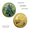 Christmas Santa Claus Commemorative Coin - Holiday Gift and Lucky Medal