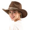 Hot-selling Retro Bohemian Big-brimmed Top Hat European and American Suede Western Cowboy Hat Men's and Women's Temperament