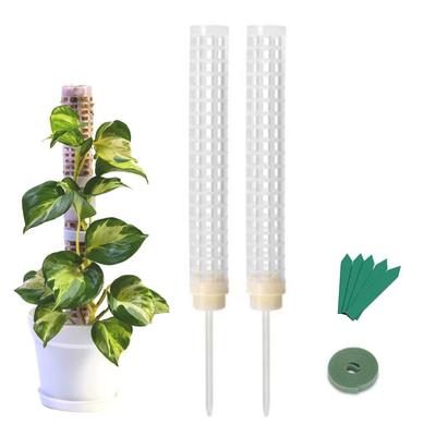 Mosepinne 25cm Plast Kokosfiber Mose Totempæl Pinne for Plantestøtter Klatrende Innendørs