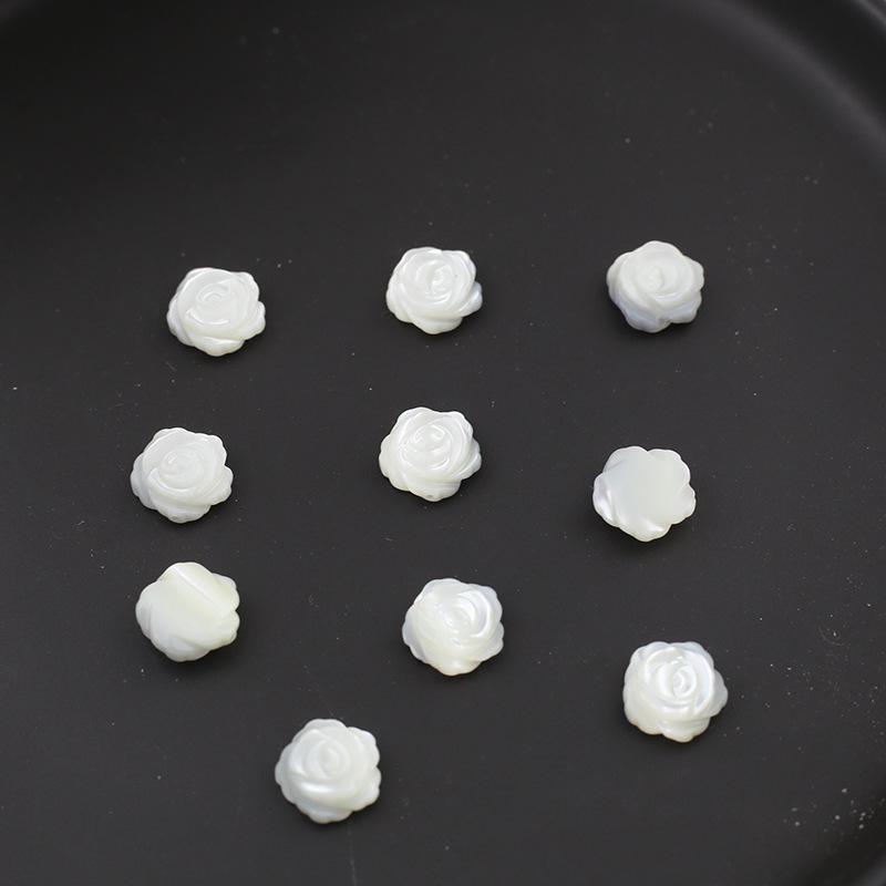 3D růžová podkova mušle přívěsek pro DIY šperky - náramky, náušnice, náhrdelníky