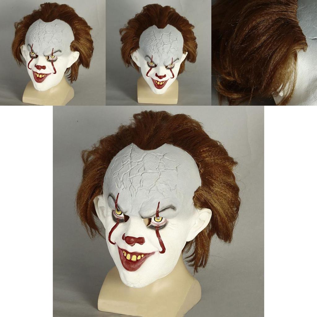 Authentic Stephen King's It Pennywise Latex Mask Perfect For Halloween Cosplay Events