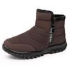 Shoes Men's Snow Boots Boots Winter Fleece Thickened Cotton Shoes Cold-proof and Warm Cotton Boots Versatile Comfortable Men's Boots