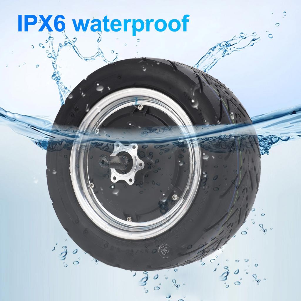 Vakuumreifen Bürstenloser Nabenmotor Leichtgewicht 48-72V Geräuscharm Geschwindigkeit Verbessern 11 Zoll Radnabe Motor für Elektrisches Motorrad