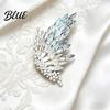 Brooch Accessory Butterfly Colored Diamonds Decor Durable Alloy Sparkling Wings