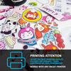 Printable Vinyl Sticker Paper for Inkjet Printer - Transparent Clear - 20 Self Adhesive Sheets - Waterproof Decal Paper - Standard Letter Size