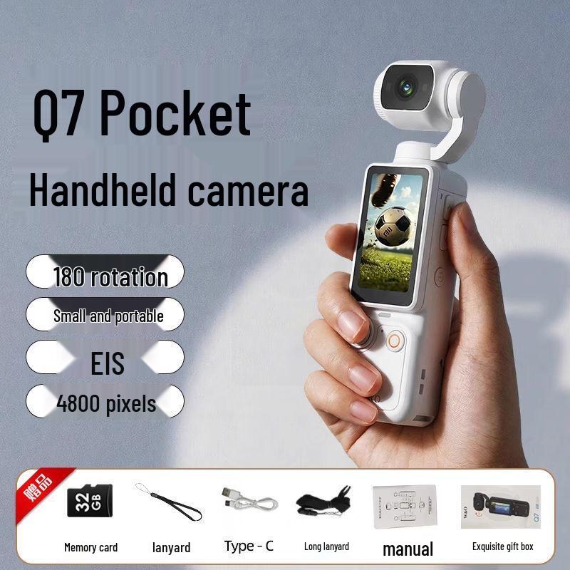 Ultra HD Vlogging Camera with Anti-shake for Outdoor Cycling and Sports