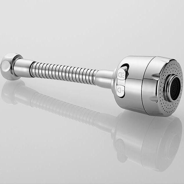 Anti-Splash Faucet Extender with Universal Aerator Shower Filter Nozzle