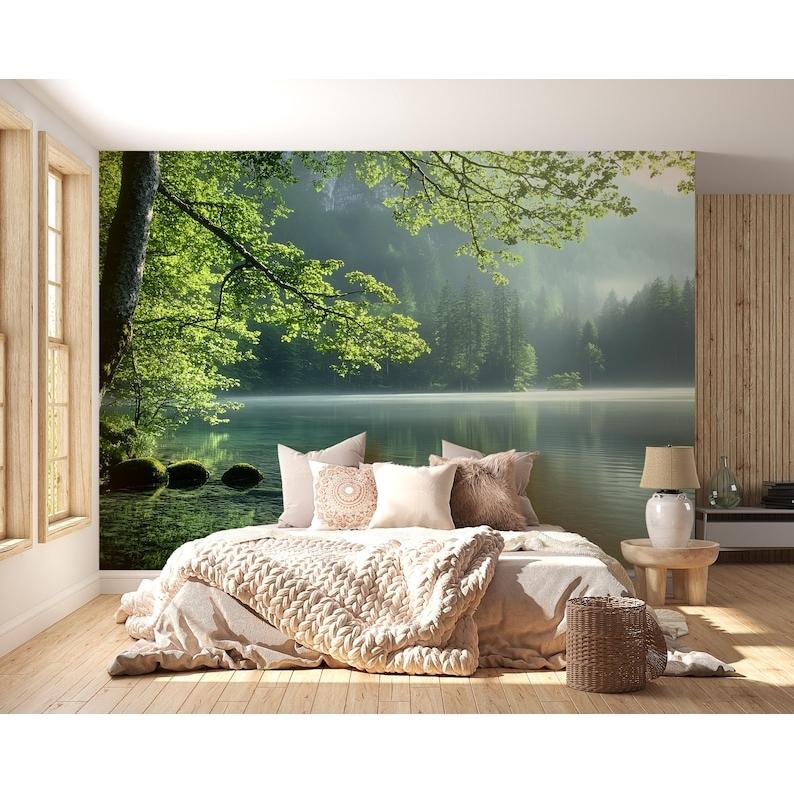 Forest Lake tapestry 75x100 чёрный