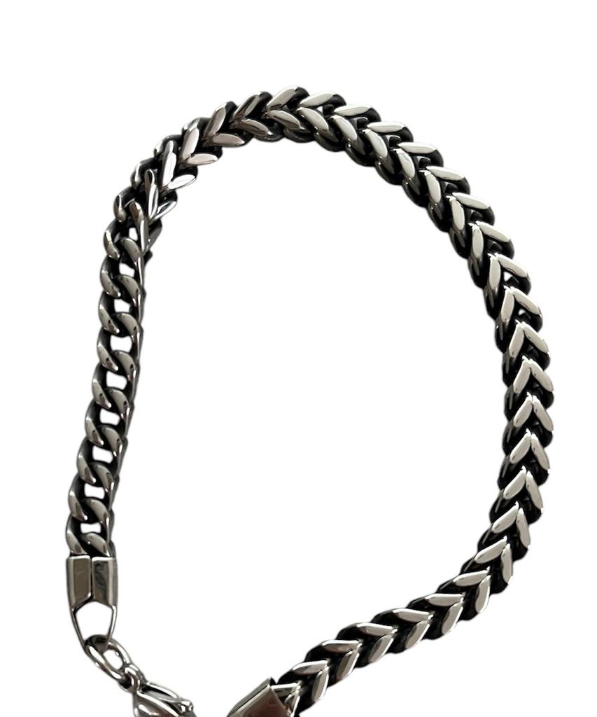 Sk8Er Rock Cross Vintage Surgical Steel Bracelet ((Streel))