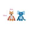 Stuffed Raw Small Joint Dog Plush Chew Toy Indestructible Bite Resistant Sound Puppy Squeaker Dogs Rattle for Pet Toys Supplies