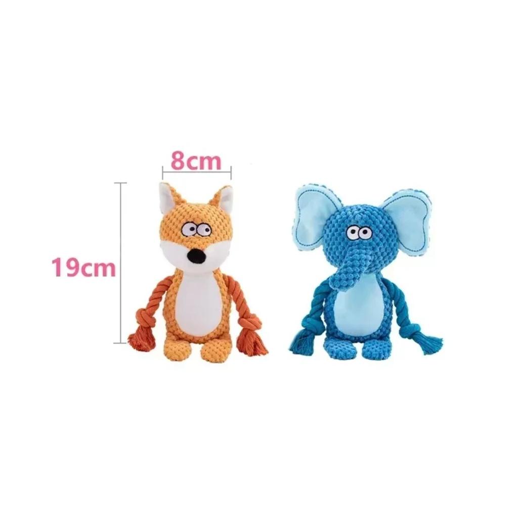 Stuffed Raw Small Joint Dog Plush Chew Toy Indestructible Bite Resistant Sound Puppy Squeaker Dogs Rattle for Pet Toys Supplies