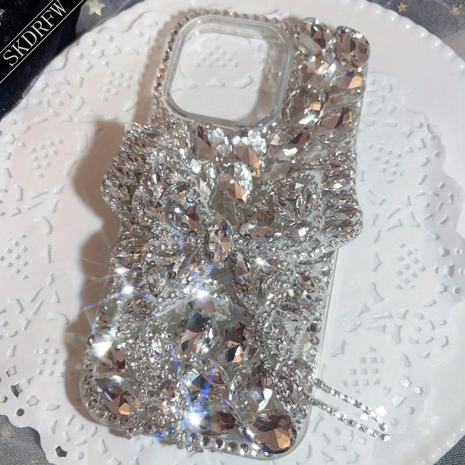 

Luxury diamond bow tassel phone case, fits iPhone 13-17 series IPhone 14 Pro Max
