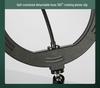 Multi-Functional Floor Tripod Phone Holder with Ring Light for Live Broadcast & Photography