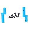 2PCS Battery Post for Tamiya TT02 Aluminum Alloy RC Battery Retaining Post for 1/10 RC Car Upgrade Replacement Parts Blue