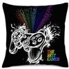 Colorful Game Controller Pillowcases For Gamers' Delight ,,Sofa And Chair Cushion Covers, Home Bedroom Room Decoration