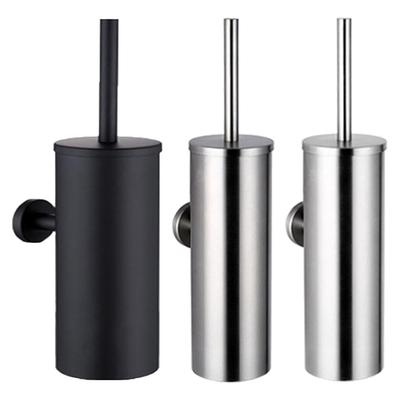 Stainless Steel Toilet Brush with Holder for Bathroom Organization