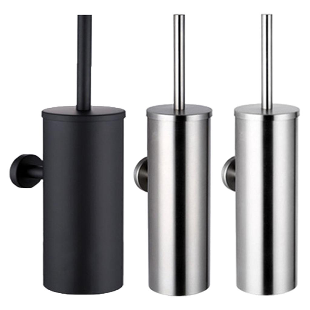 Stainless Steel Toilet Brush with Holder for Bathroom Organization