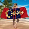 Royal Engineers Crest Emblem Beach Towel, Quick-drying, Easy to Care for, Suitable for Both Fitness and Beach Vacations,Sports Essential