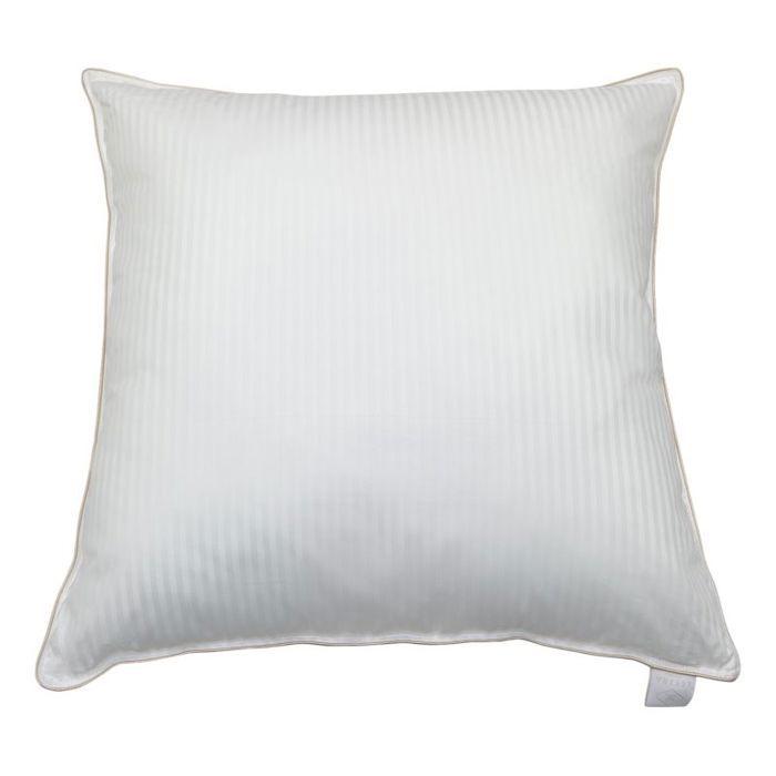 Pillow "Fjord Grand Hotel" Soft Com'Duv Striped Cotton Satin Lestra - Pillow 65 X 65 Cm
