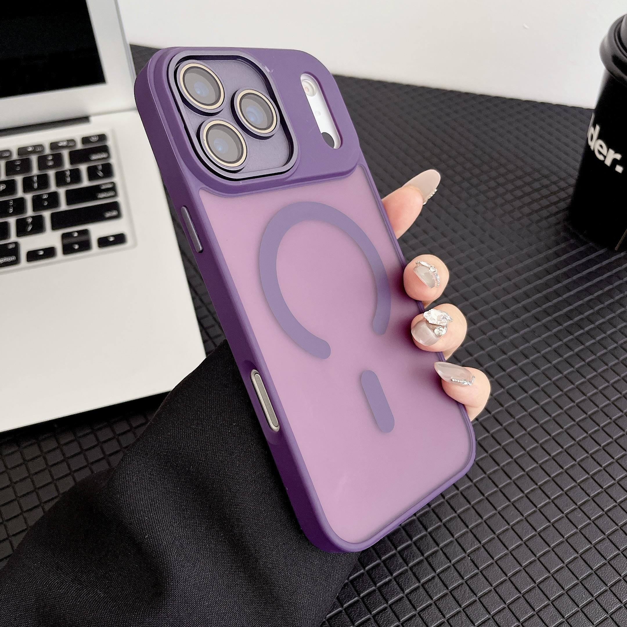 

Lens Protect Original Matte Translucent Phone Case For iPhone 17 16 Pro 17 16ProMax AIR Magsafe Wireless Charge Shockproof Cover For iPhone 17 ProMax