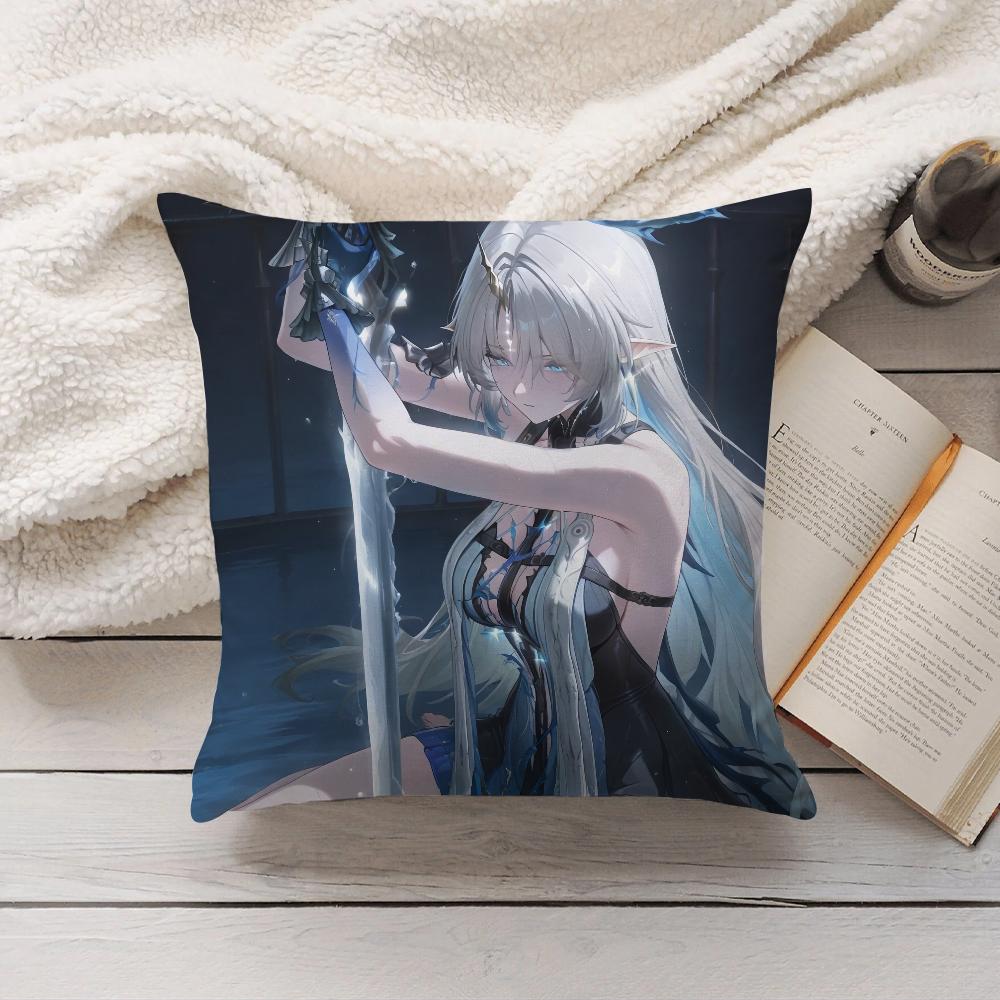 Wuthering Waves Fleurdelys Pillow Case Home Decoration Cushion Cover Suitable For Bedroom Car Office Sofa