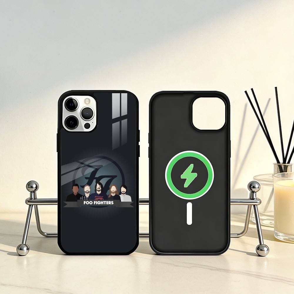 Foo F-Fighters band Phone Case For iPhone17,16,15,14,13,12,11 Plus,Pro Max Magnetic For Magsafe Wireless Charging