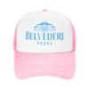 Belvedere Logo Youthful Style Baseball cap AntiAging Camping Denim Sports Cap