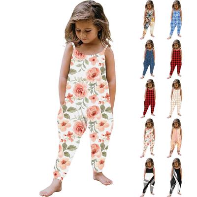 Toddler Kids Baby Girls Sleeveless Summer Romper Jumpsuit Playsuit Clothes