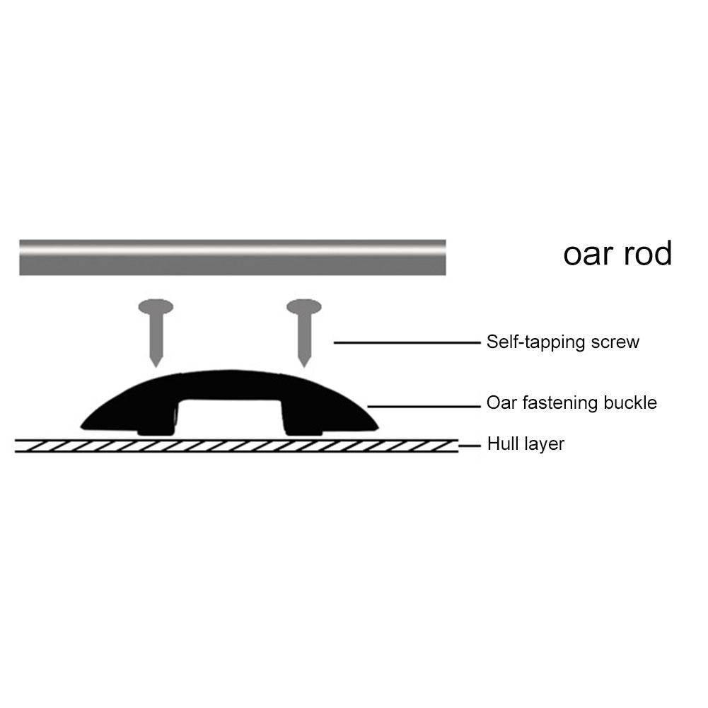2ks Univerzální držák pádla na kajak Úchyty vesla na palubu lodi