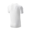 Li Ning Badminton Series Striped V-Neck Soft Comfortable Breathable Versatile Short Sleeve T-Shirt Unisex Tops Standard-White AAYV167-2