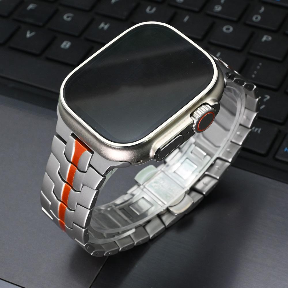 Stainless Steel Bracelet for Apple Watch Band Ultra 2 49mm Series 10 9 8 7 45mm 46mm Luxury Metal Strap for Iwatch 6 SE 5 4 44mm